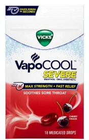VICKS VAPOCOOL CHERRY FREEZE PK/18 