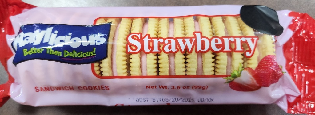 GALLETAS RAYLICIOUS SRAWB 3.5oz