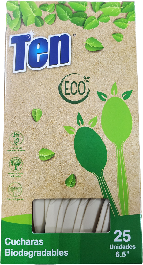 CUCHARAS TEN ECO 25ct