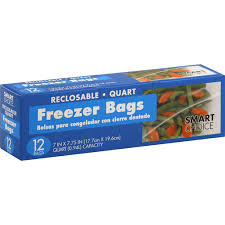 FREEZER BAGS SMART CHOICE QT