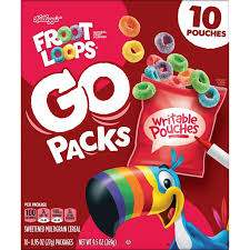 KELLOGG'S FROOT LOOPS  GO PACKS