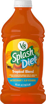 V8 SPLASH TROPICAL BLEND DIET 64oz
