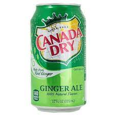 CANADA DRY GINGER ALE 8oz PQ 12
