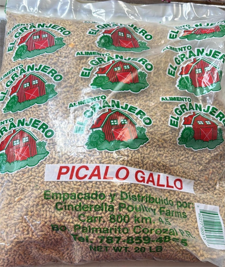 PICALO GALLO EL GRANJERO 20 lb 