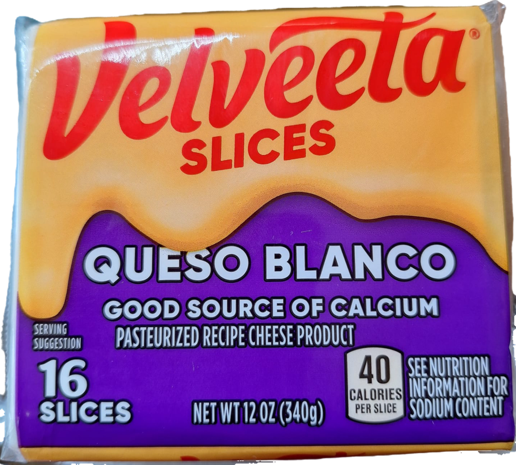 QUESO BLANCO VELVEETA 16 SLICES