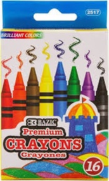 [10572] CRAYOLAS BAZIC PQT 16