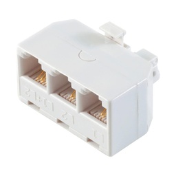 [6477] ADAPTE DE TELEFONO 1X3        