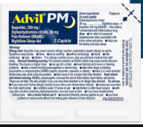 [R10713] ADVIL DUAL ACTION PQT/2       