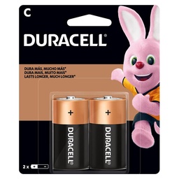 [142] BATERIAS DURACELL C PQ 2      