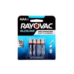 [6864] BATERIAS RAYOVAC AAA PQT/4    