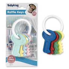 [6055] BABY KING RATTLES KEYS TOY      