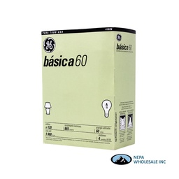 [5537] BOMBILLAS GE 60W PAQ 4        