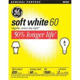 [12371] BOMBILLAS GR SOFT WHITE 60w   