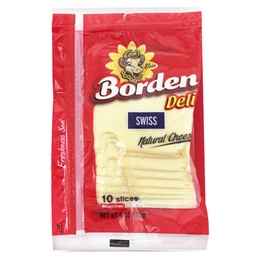 [12087] BORDEN DELI SWISS 6oz         