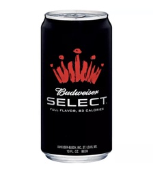 [1820] BUDWEISER SELECT LATA 10oz    