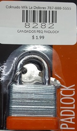 [R8282] CANDADOS PEQ PADLOCK          