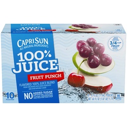 [3960] CAPRISUN 100% FRUIT PUNCH PQ10