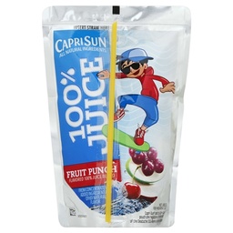[R3958] CAPRISUN 100% JUICE FRUIT 6oz