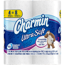 [217] CHARMIN ULTRA SOFT 4 ROLLOS   