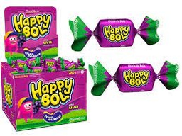 [R6321] CHICLE DE BOLA HAPPY BOL      