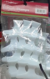 [6924] CLAMPS DE PELO COLOR BLANCO   