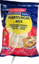 [2450] QUESO RAYADO AME/VALU PR.MIX 8oz