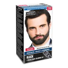 [1650] LUCKY FOR MEN MUSTACHE (BLACK)