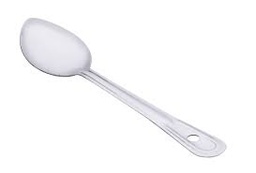 [7006] CUCHARA METAL COCINA LISA 13''