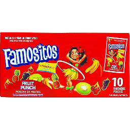 [10211] FAMOSITOS FRUIT PUNCH CAJA 10 
