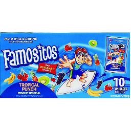 [10218] FAMOSITOS TROPICAL PUNCH CAJA 