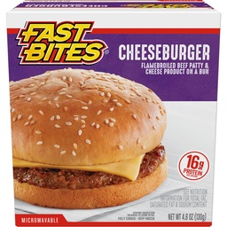 [7828] FAST BITES CHEESE BURGER 4.6oz
