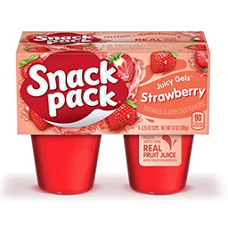 [9838] GEL SNACKS STRAWBERRY 13oz    