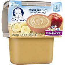 [10207] GERBER APPLE BANANA W/OATMEAL