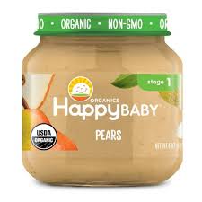 [4232] HAPPYBABY ORGANIC PEARS 4oz