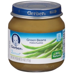 [5297] GERBER GREEN BEANS 4oz        