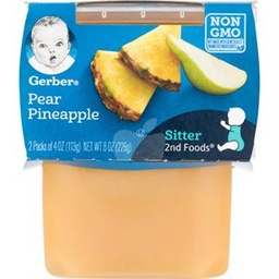 [10205] GERBER PEAR PINEAPLE 8oz      