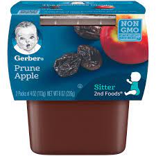 [10203] GERBER PRUNES WITH APPLES 8oz 
