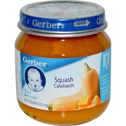 [4899] GERBER SQUASH PUREE 4oz       