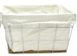 [R10989] HAMPER DE ROPA ENSUENO BLANCO 