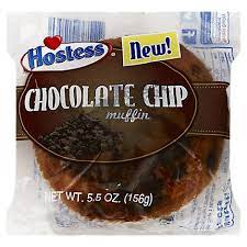 [9669] HOSTESS MUFFIN CHOCO CHIP 5.5o