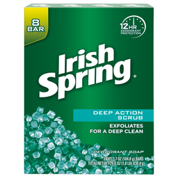 [12760] JABON IRISH SPRING SCRUB PQT/8