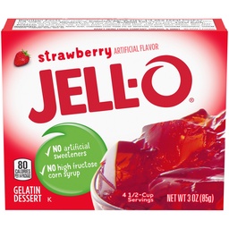 [4312] JELL-O GELATIN STRAWBERRY 3oz 