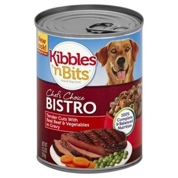 [9203] KIBBLES'N BITS DOG FOOD BEEF  