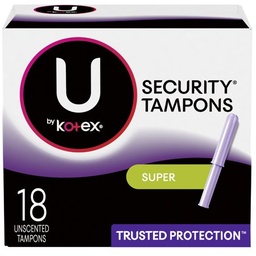 [3284] KOTEX TAMPONS 18 UNSCENTED    