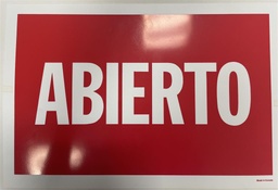 [7595] LETRERO ABIERTO               