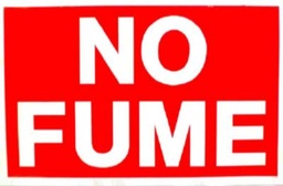 [3086] LETRERO NO FUME               