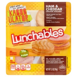 [5929] LUNCHEABLES HAM&CHEDDAR 3.5oz 
