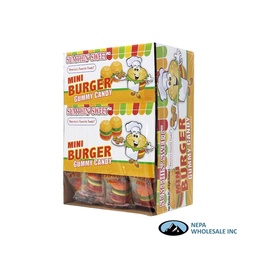 [12420] MINI BURGER GUMMY CANDY .32oz 