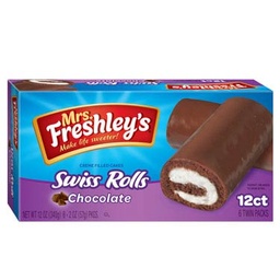 [4375] MRS. FRESHLEY'S SWISS ROLLS  PQT/12 12oz