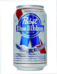 [1868] PABST BLUE RIBBON LATA 10oz   